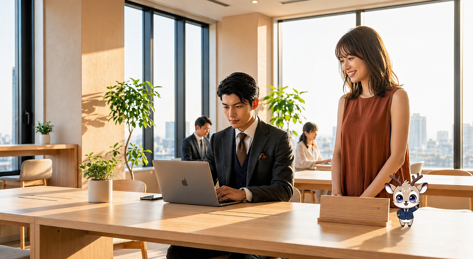 木目調のコワーキングスペースで奈良・大和西大寺駅近コワーキングスペースの外観