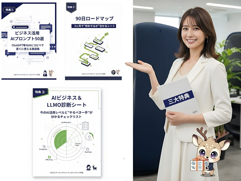  AIコーチング３特典