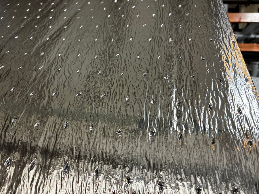 UltraShield ReflecTech reflective insulation installed across an attic floor