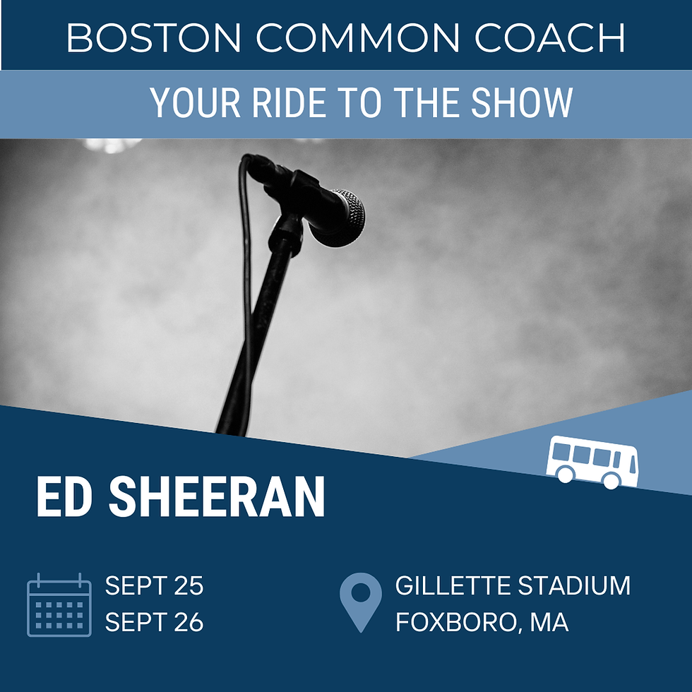 Ed Sheeran LOOP Tour at Gillette Stadium - SATURDAY SHOW