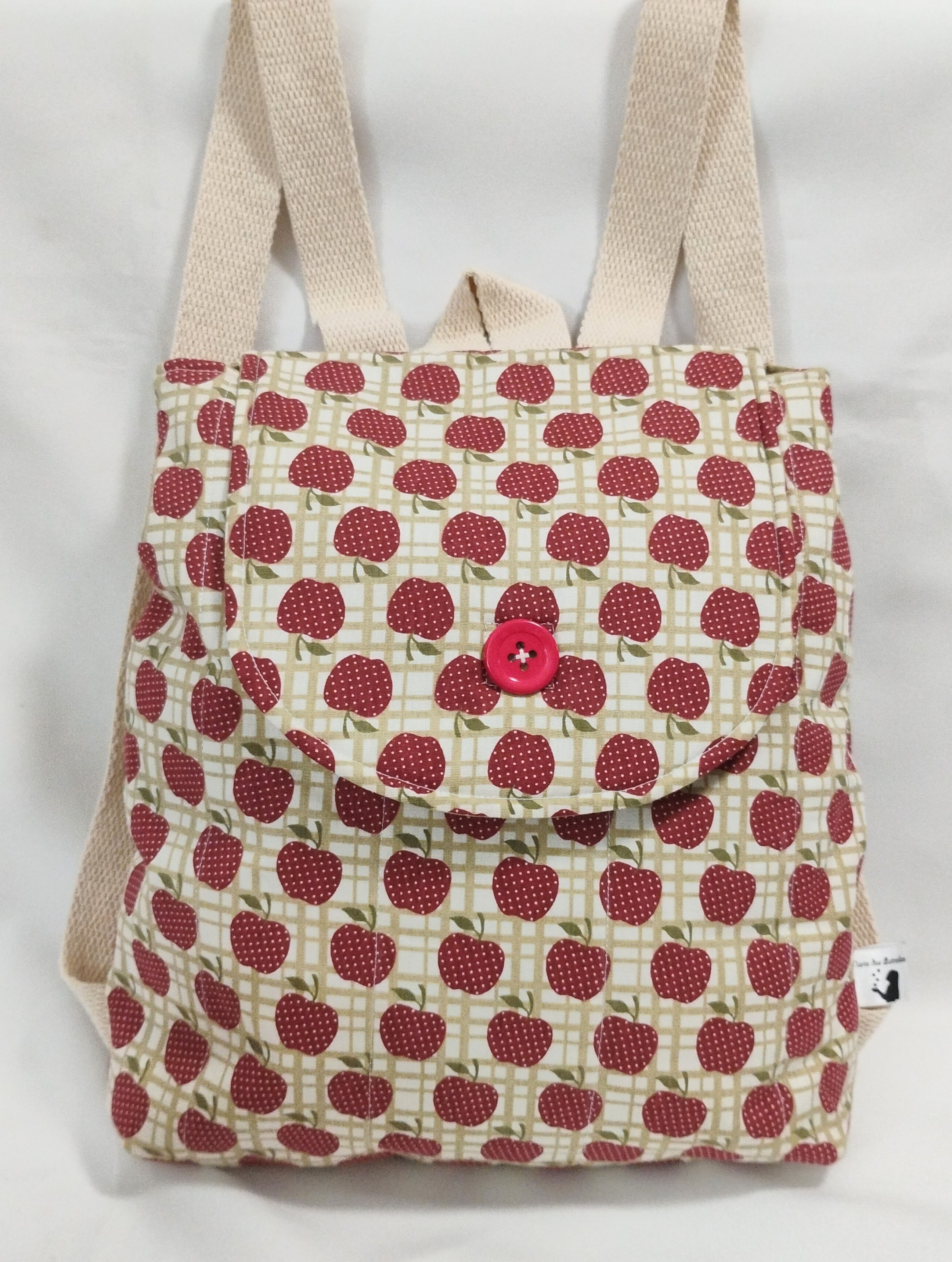 Mochila casual - maçãs