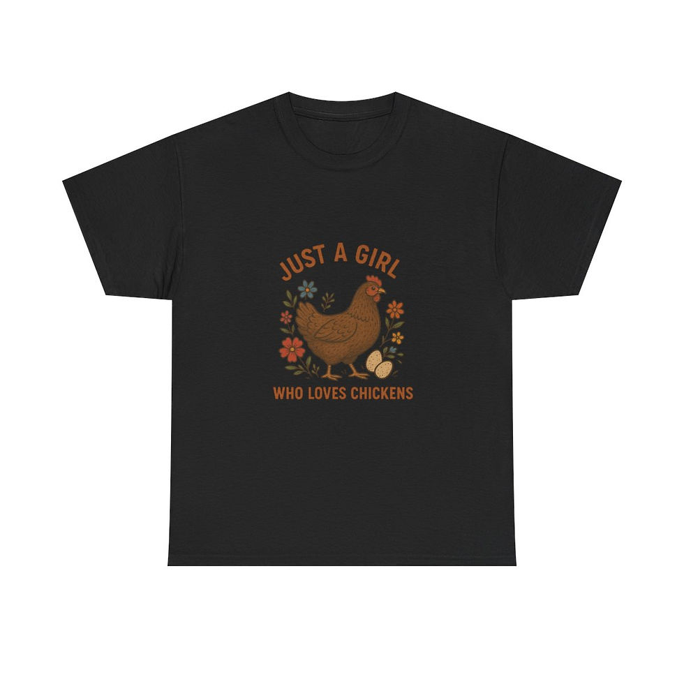 Thumbnail: Just a girl who loves chickens Tshirt