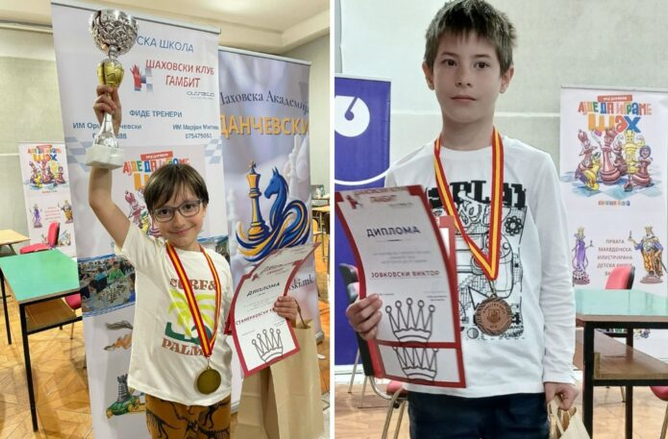 Најмладите ученици на ШК Алкалоид со нови медали