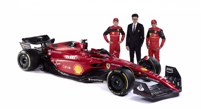Ферари го покажаа „F1-75“