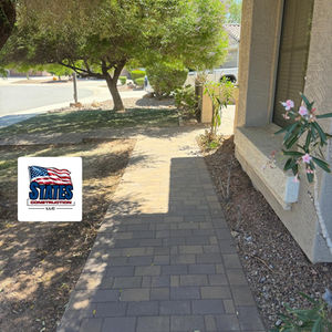 Paver Staircase and walkway 