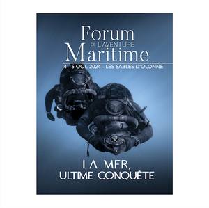 Affiche du Forum de l'Aventure Maritime, ICES, Ville des Sables d'Olonne