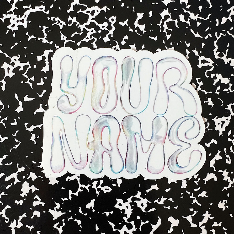 Thumbnail: Custom Name Sticker #3