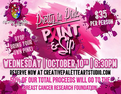 Breast Cancer Awareness Month Paint & Si
