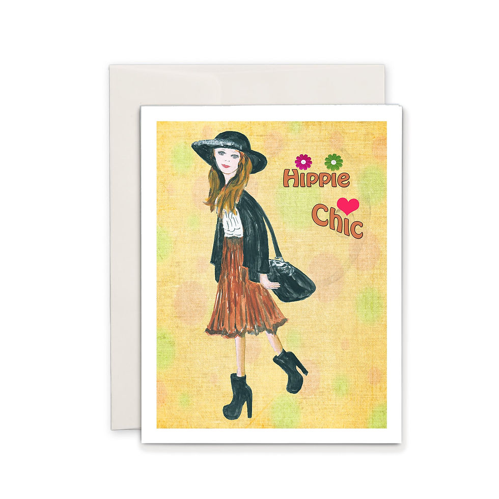 Hippie Chic Card