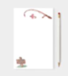 Gone Fishin' Notepad