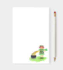 St. Paddy Girl Notepad