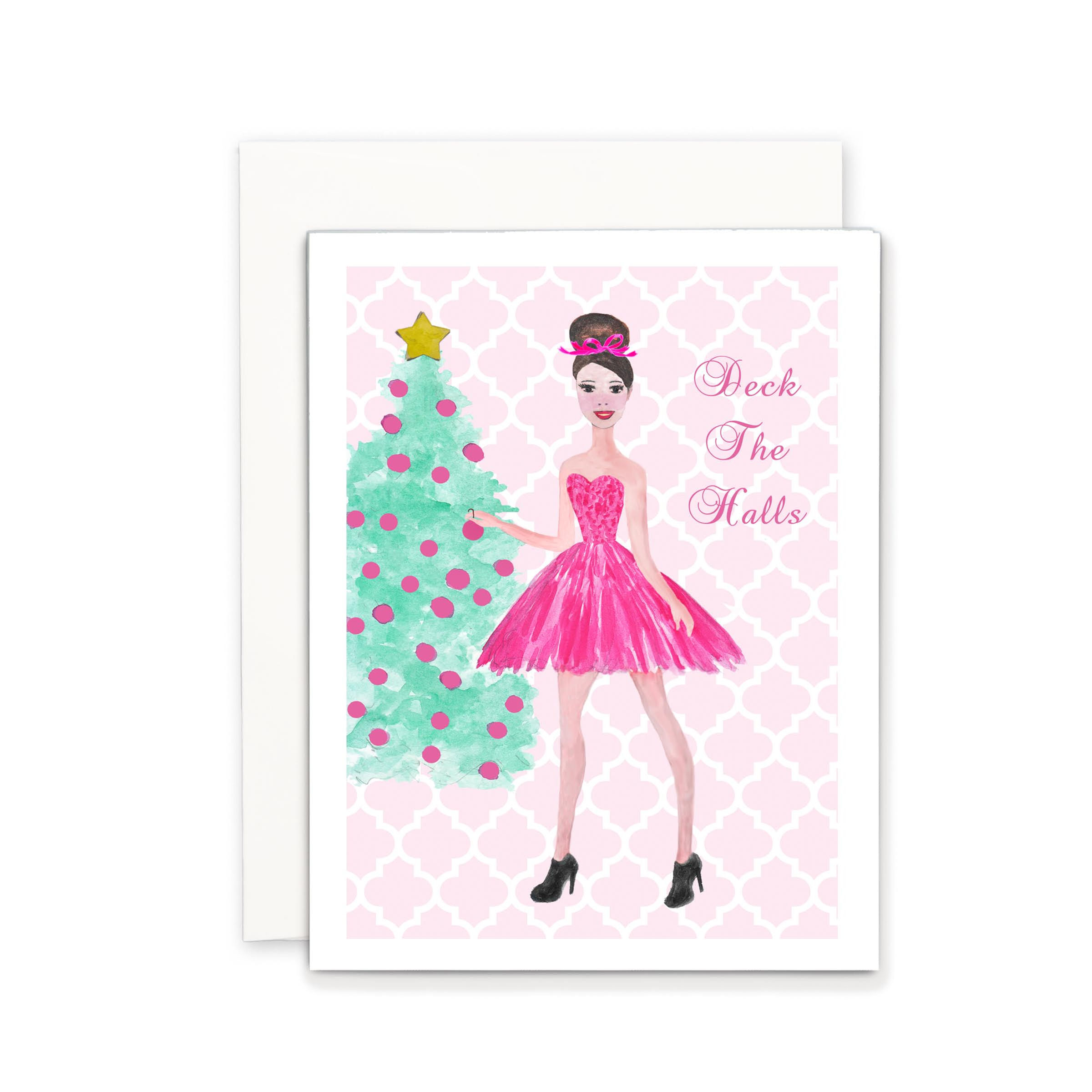 Deck the Halls Card