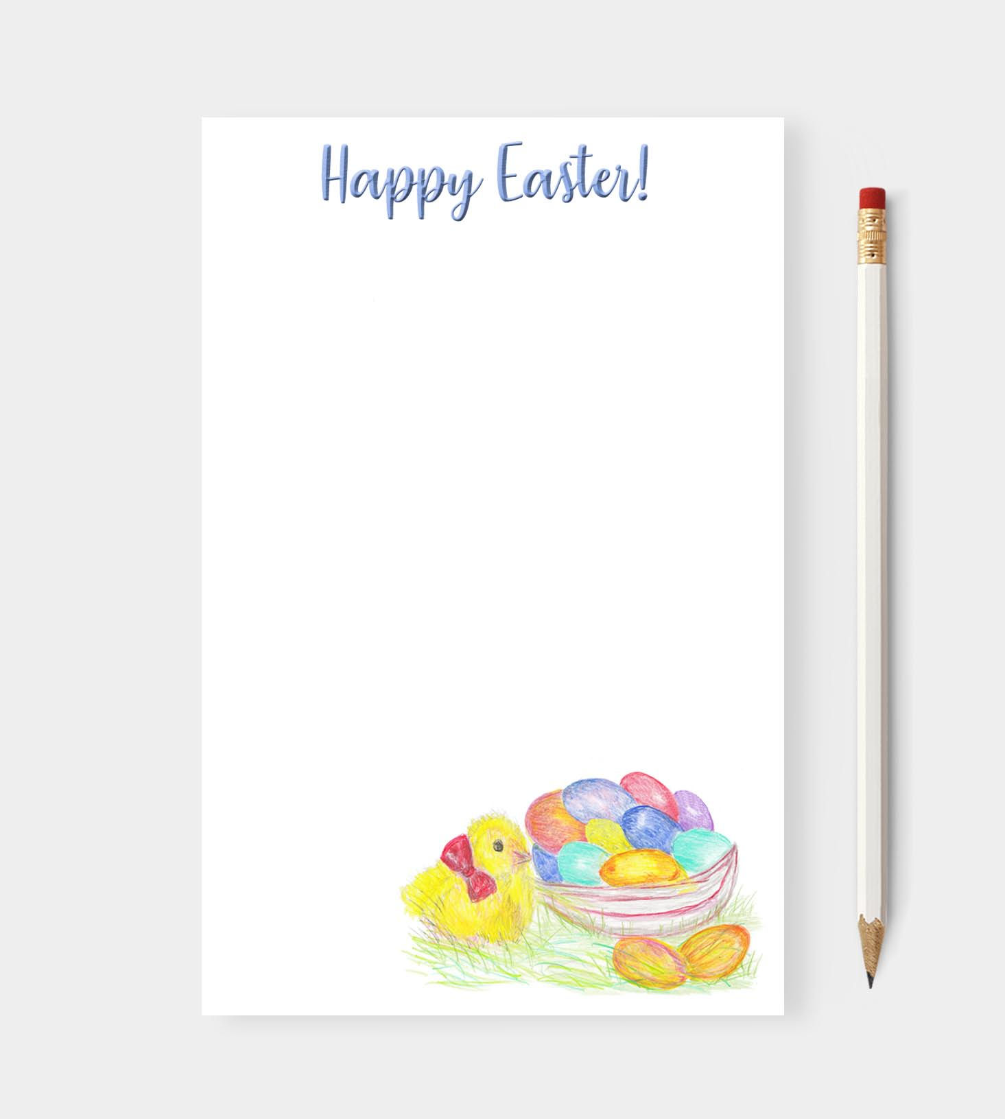 Easter Chick Notepad