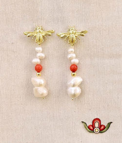 Pendientes abeja