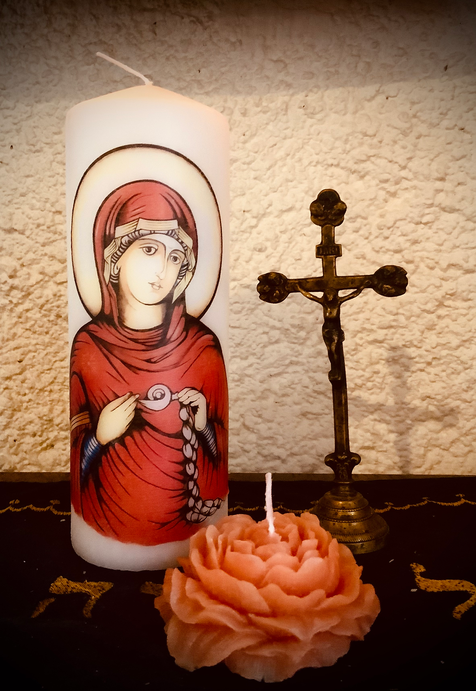 Bougie de prière Marie qui défait les nœuds