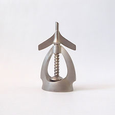 Vintage Inca nutcracker, AF23 Swiss. 1960s atomic/space age nut cracker. Twist/corkscrew cast aluminium. Made in Switzerland. Mid century