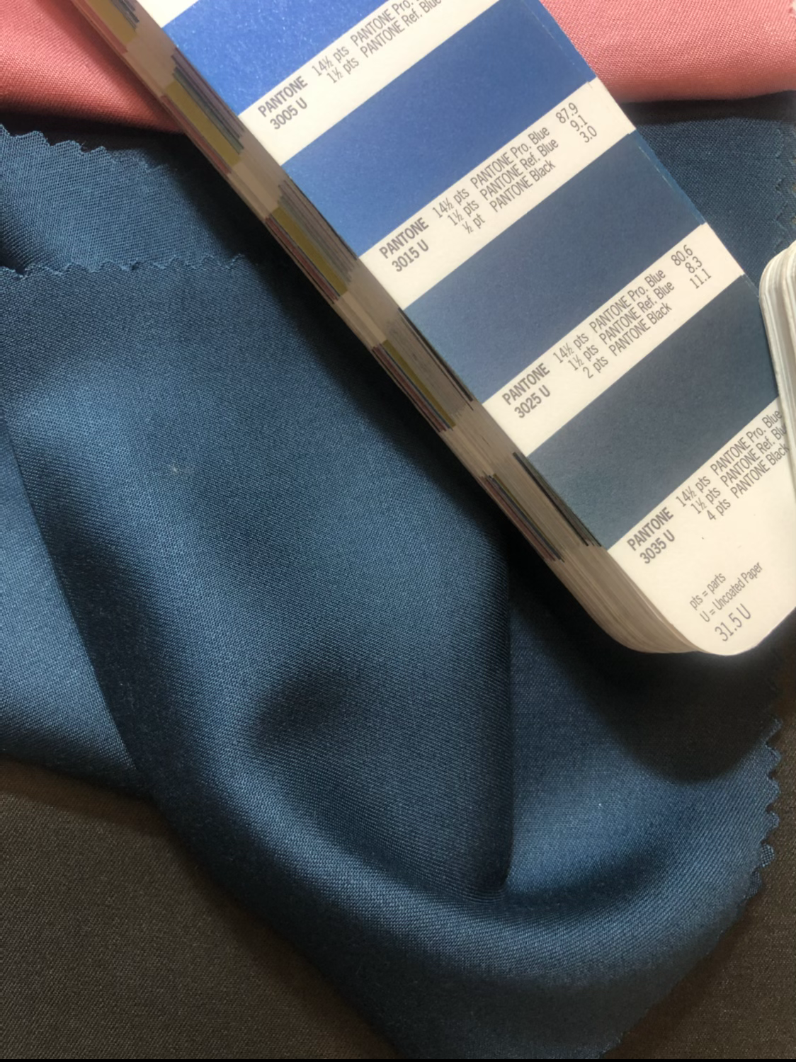 33 MODAL™ Twill. 135gsm. Royal Blue/Teal. Order 10+metres