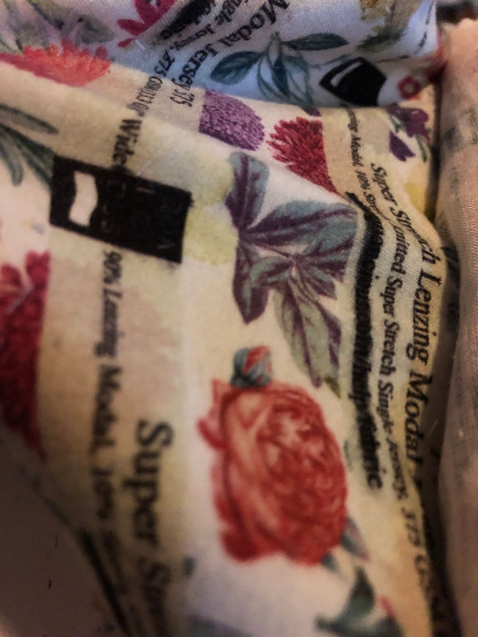 Thumbnail: b13. Super 10% Stretch Lenzing Modal Jersey. Eco-printed. 20m