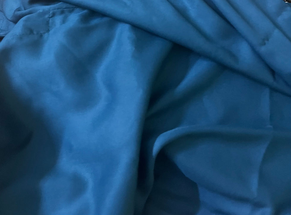 Thumbnail: PENCIL SKIRT. TENCEL™ Satin. Petrol Blue