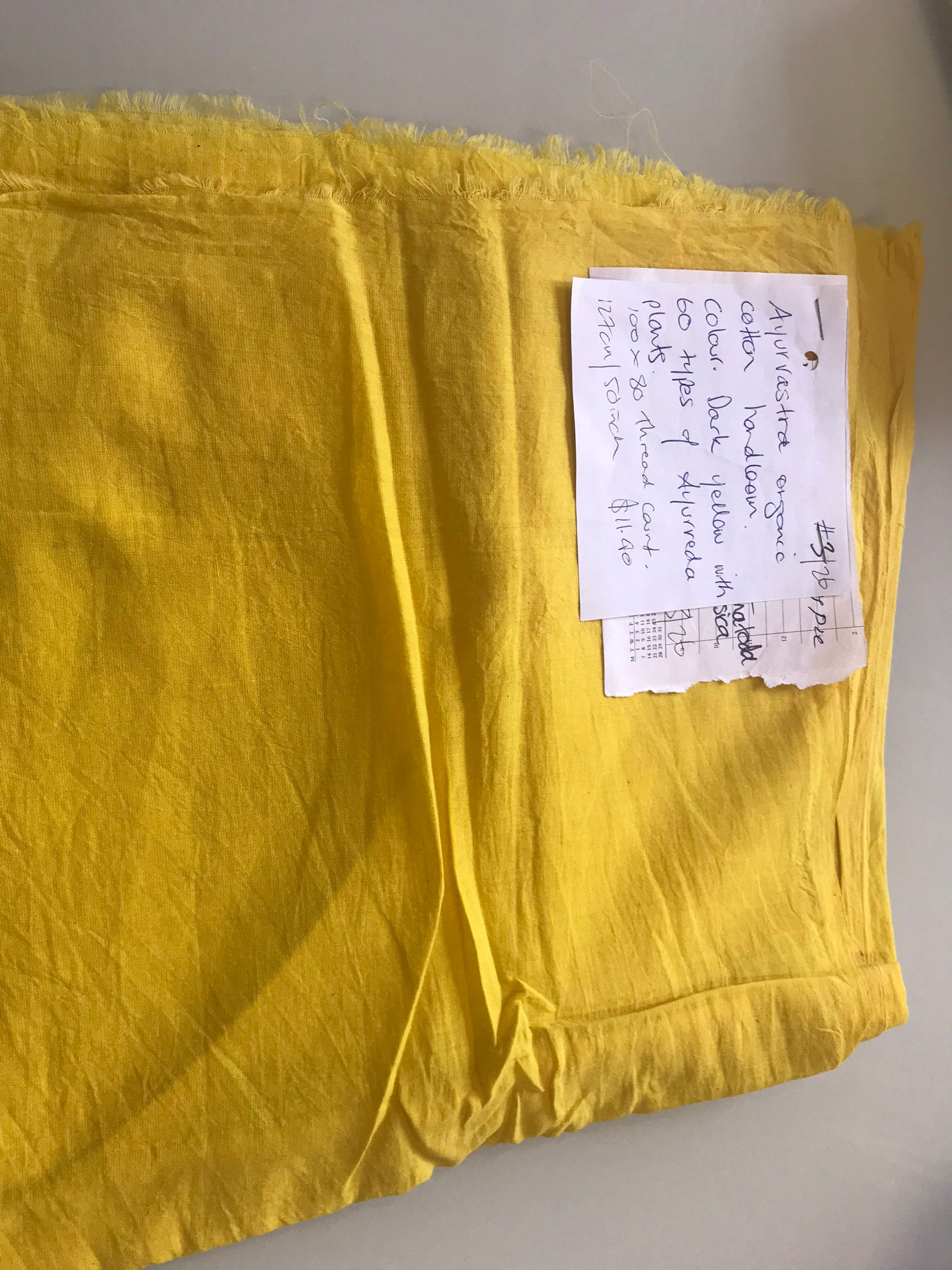 3. FINE VOILE AYURVESTRA ORGANIC COTTO