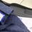 Thumbnail: Modal & Cotton Jacquard P6. Floral Diamond Pattern. Dark Navy