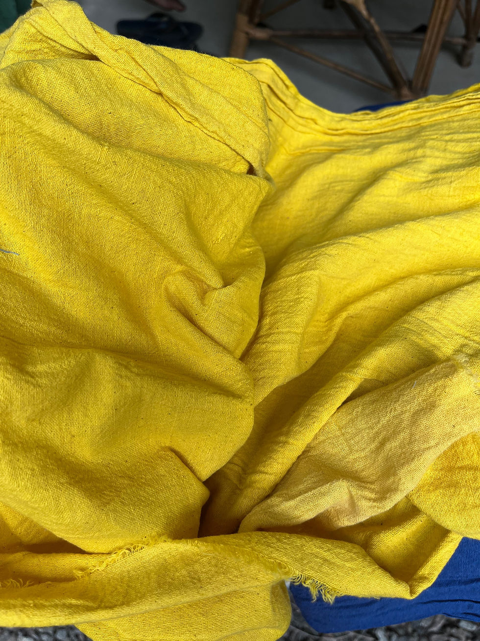 Thumbnail: Bespoke 30m. SINGLE Crinkle 180gsm Ayurvestra Crinkle Cotton handwoven