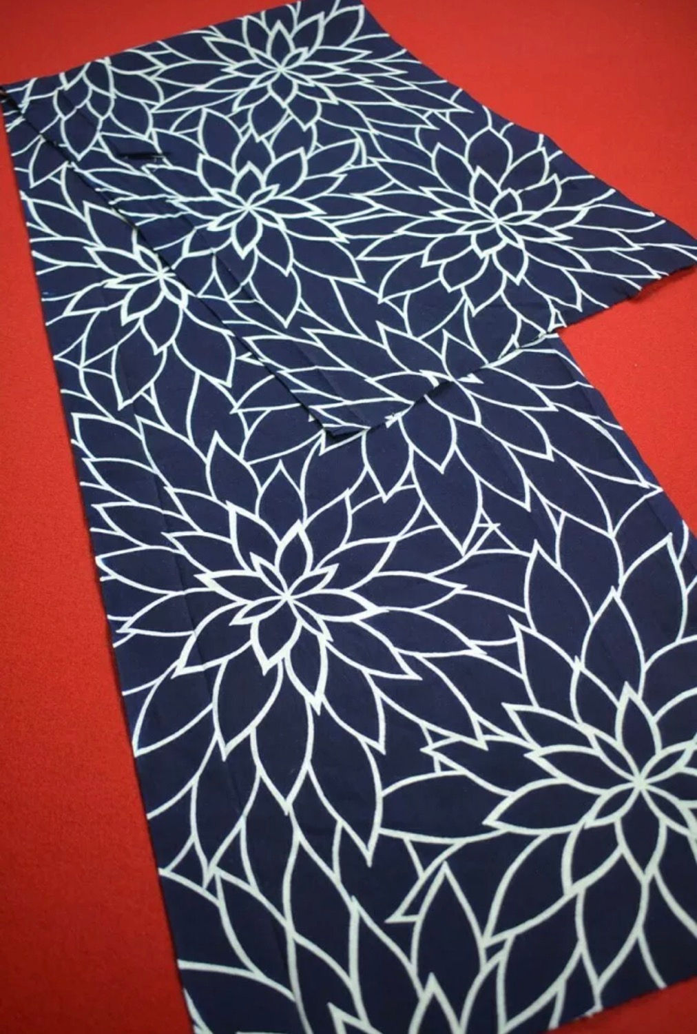 10 Japanese vintage kimono Boro fabric cotton 152x36cm