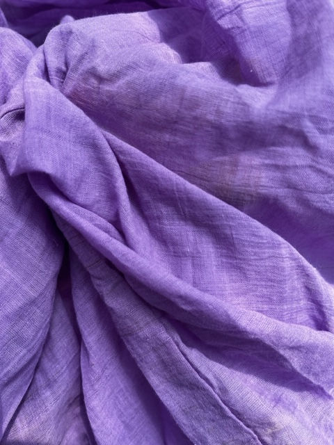 Thumbnail: 3m Sample. 90gsm Voile Ayurvastra Cotton handloom Plain weave