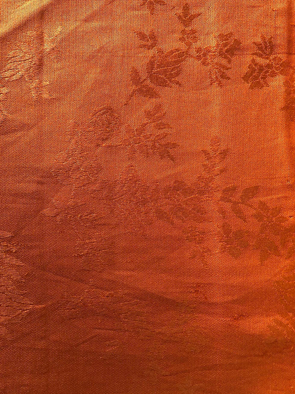 Thumbnail: MODAL & Cotton Jacquard. Tangarine