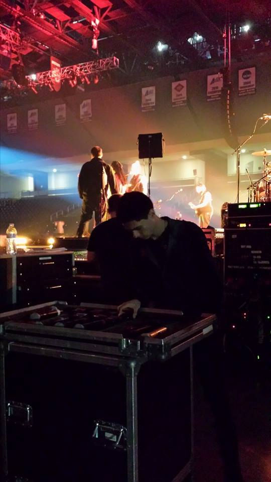 Side stage - soundcheck with Jason Gray