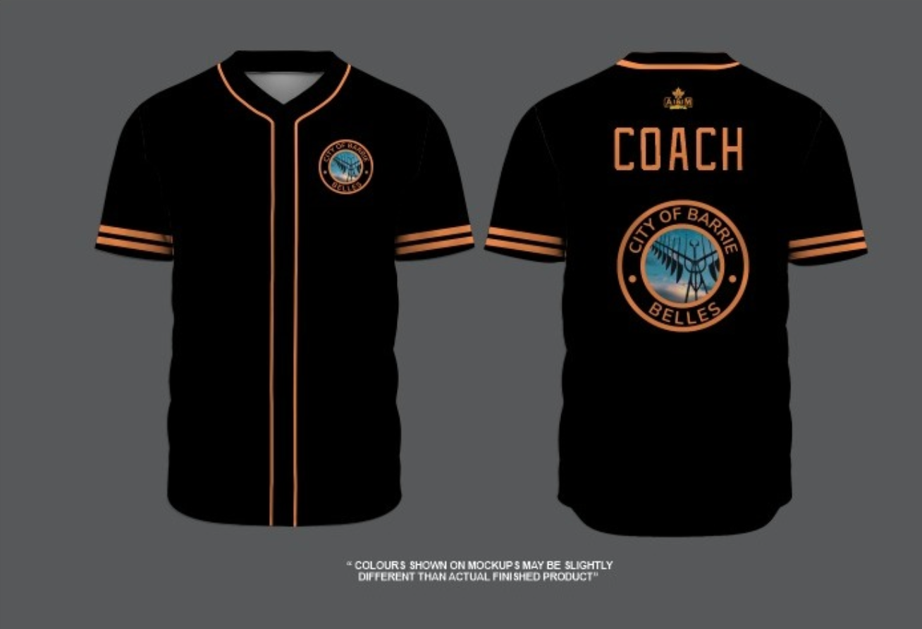 DITS Barrie Belles Coaches Jersey