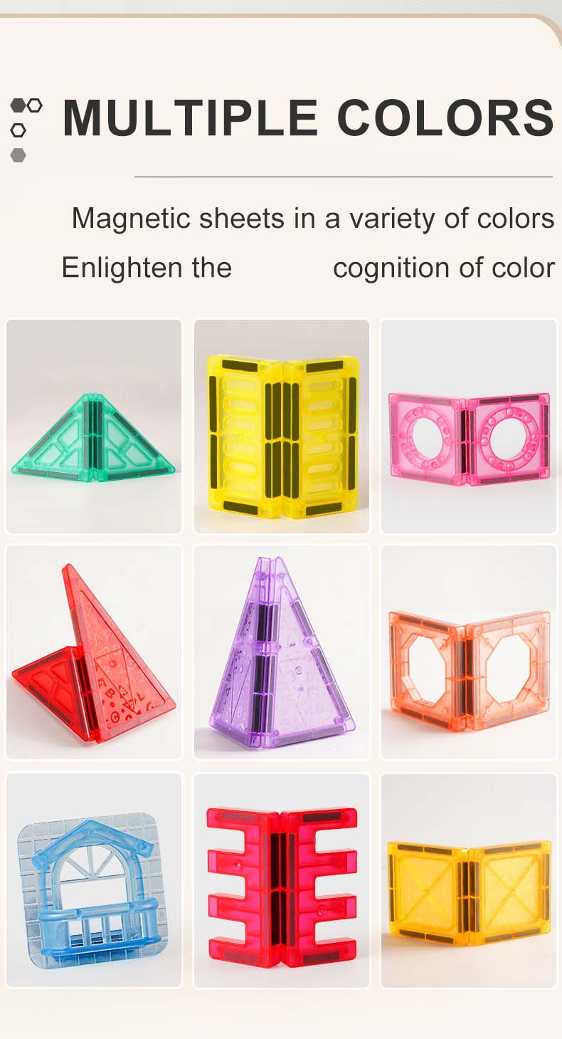 Thumbnail: Magnetic Tiles for Kids Ages 3-5 4-8 Magnet Toy...