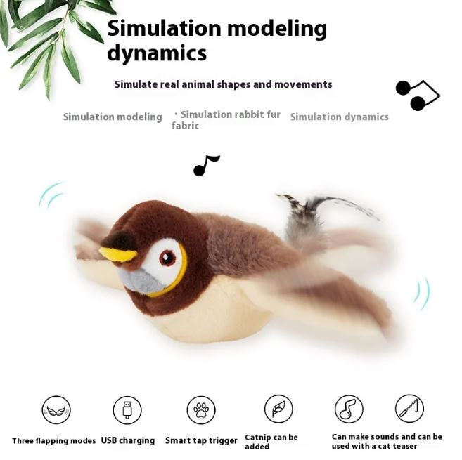 Thumbnail: Flapping Bird Cat  Toy
