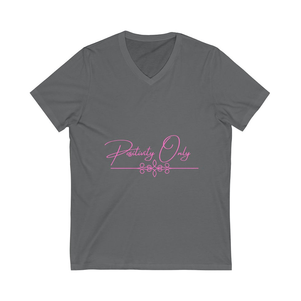 Thumbnail: Unisex V-Neck Positivity Tee