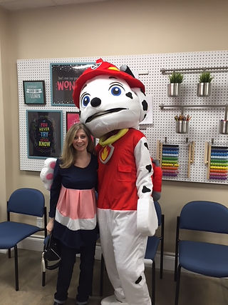 Gaby and Paw Patrol have fun
