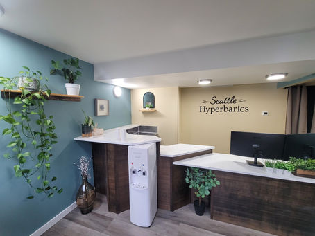 Hyperbaric oxygen chamber at Seattle Hyperbarics in Ballard