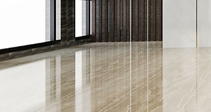 Anti-slip floor treatment for hotel lobby flooring in Singapore while preserving aesthetics.
