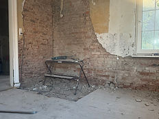 sichtbares Rohmauerwerk im Altbau