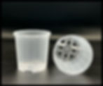 100mm Clear Pastic Pot by Superior Horticulture