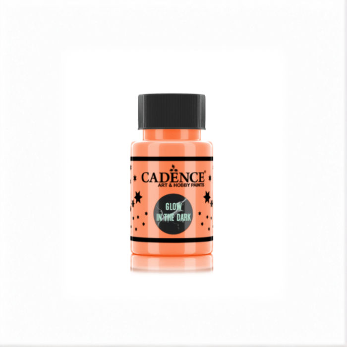 Cadence Glow İn Dark Karanlıkta Parlayan Boya 580 Turuncu 50ml