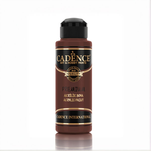 Cadence Premium Akrilik Boya 7590 Kızıl Kahve 120ml