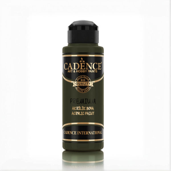 Cadence Premium Akrilik Boya 8012 Haki Yeşil 120ml