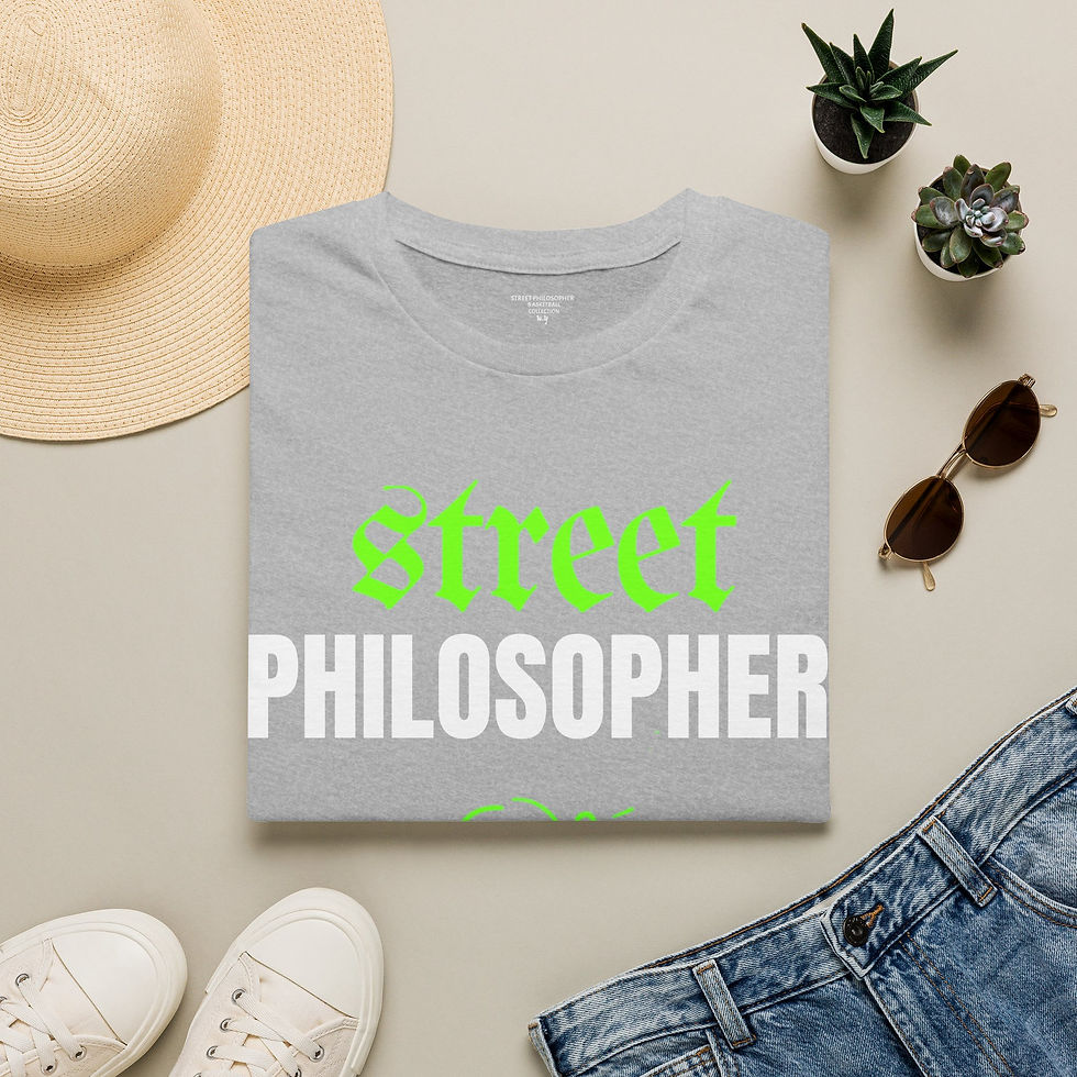 Thumbnail: Street Philosopher T-Shirt — Neon Green Graphic Tee