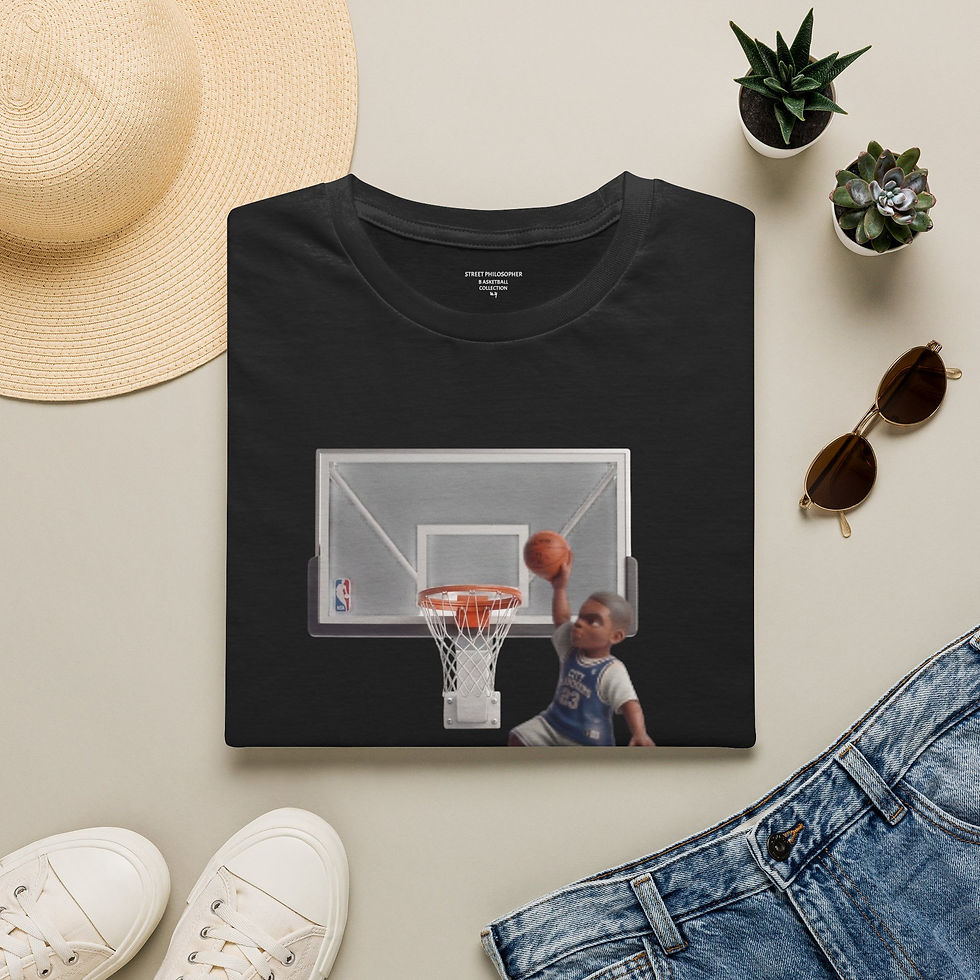 Thumbnail: Basketball Kids Graphic T-Shirt — Cute Triple-Player Hoop Design