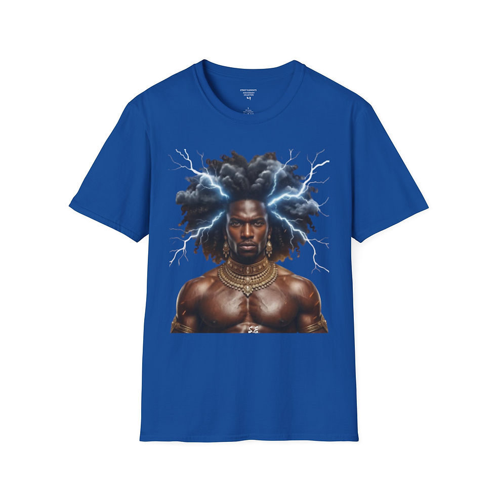 Thumbnail: Electric Afro Portrait T-Shirt