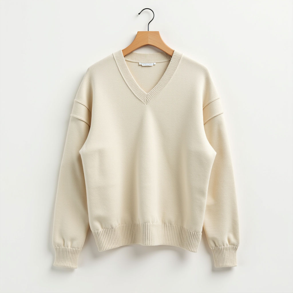 Merino Wool V-Neck Sweater