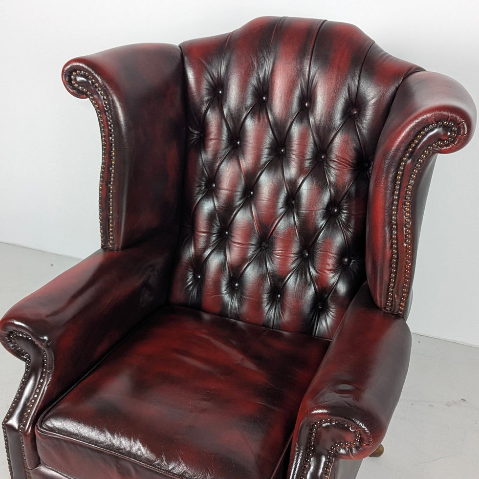 Chesterfield stiliaus odinis krėslas