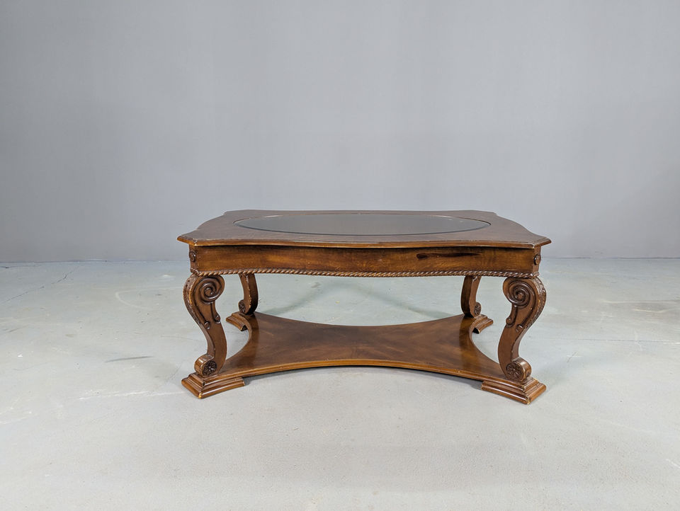 Prabangus ąžuolinis kavos staliukas, Baldai Autentika