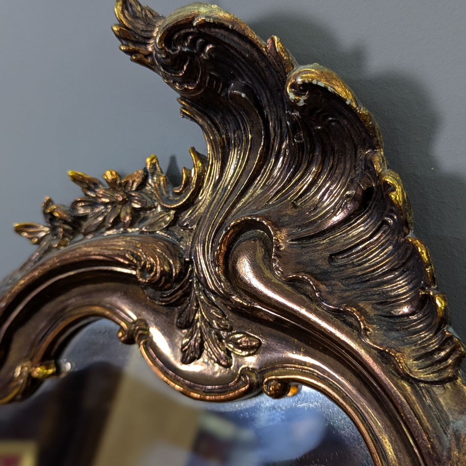 Prabangus, raižytas veidrodis, Baldai Autentika