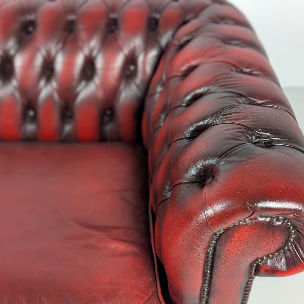 Chesterfield stiliaus odinė dvivietė sofa